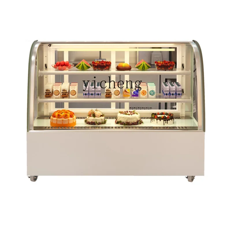 

ZF Refrigerated Display Cabinet Fruit Dessert Small Commercial Arc Cold Dish Fresh Cabinet