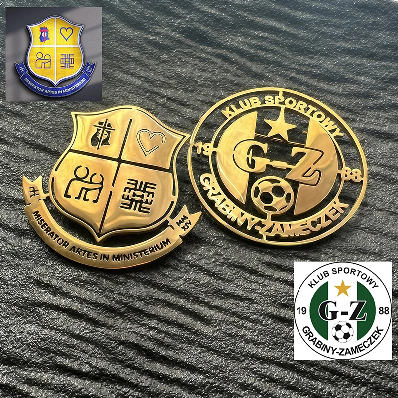 قم بتخصيص شعارك بروش أنماط شخصية شارة بدبابيس الفولاذ المقاوم للصدأ طوق دبابيس مخصصة أي صورة الموظف هدية بالجملة