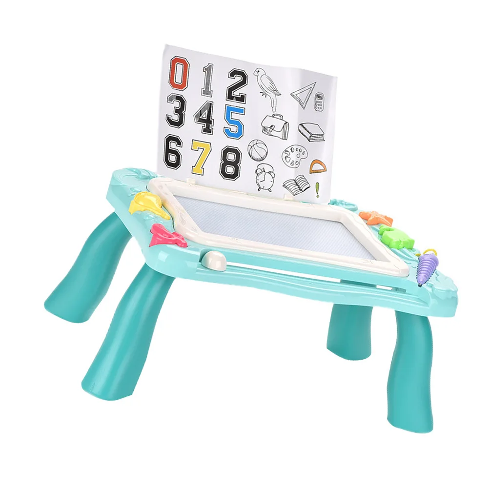 قطعة واحدة من لوحة الرسم المغناطيسية المميزة القابلة لإعادة الاستخدام للأطفال، أداة تعليمية خفيفة الوزن لممارسة تهجئة الرياضيات #6