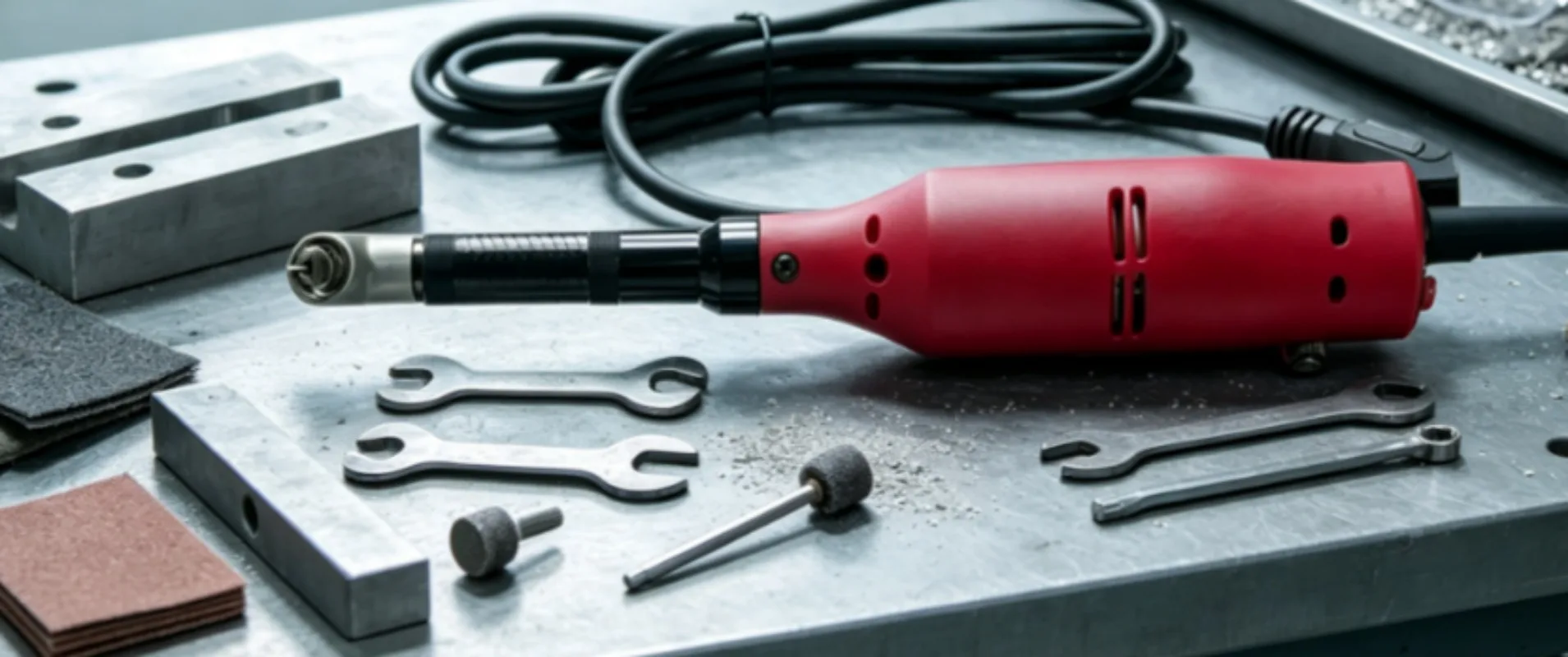 High-speed Compact Elbow Grinding Equipment, Multi-purpose Hand-held Polishing Tool Adjustable Speed