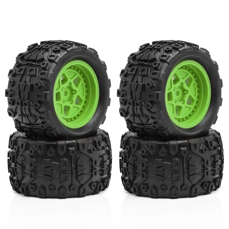 4 Stück 12mm Hex 1/18 RC Auto Rad Reifen für ARRMA TYPHON GROM GRANITE GROM Upgrade Teile Zubehör