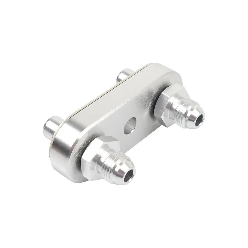 Transmission Cooler Line Adapter Plate Fit For 6L80E 6L90E 8L90E, With 6AN Fitting Seals
