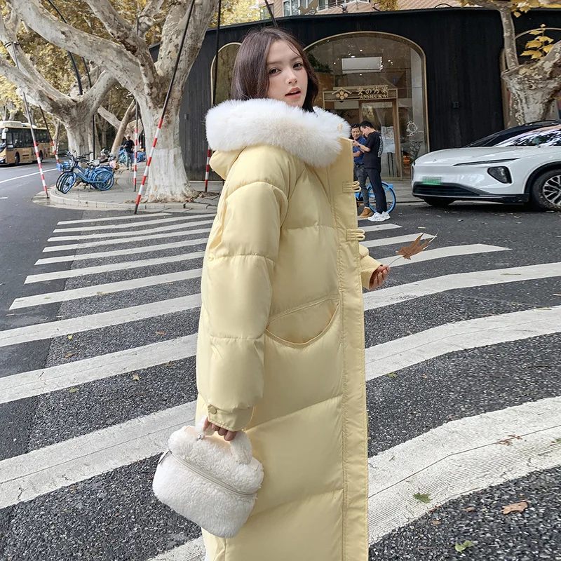 Women Parkas Hooded Zipper Thick Jackets Thick Casual Full Sleeve Solid Long Coats Pockets Elegant Jacket Casual Autumn Winter