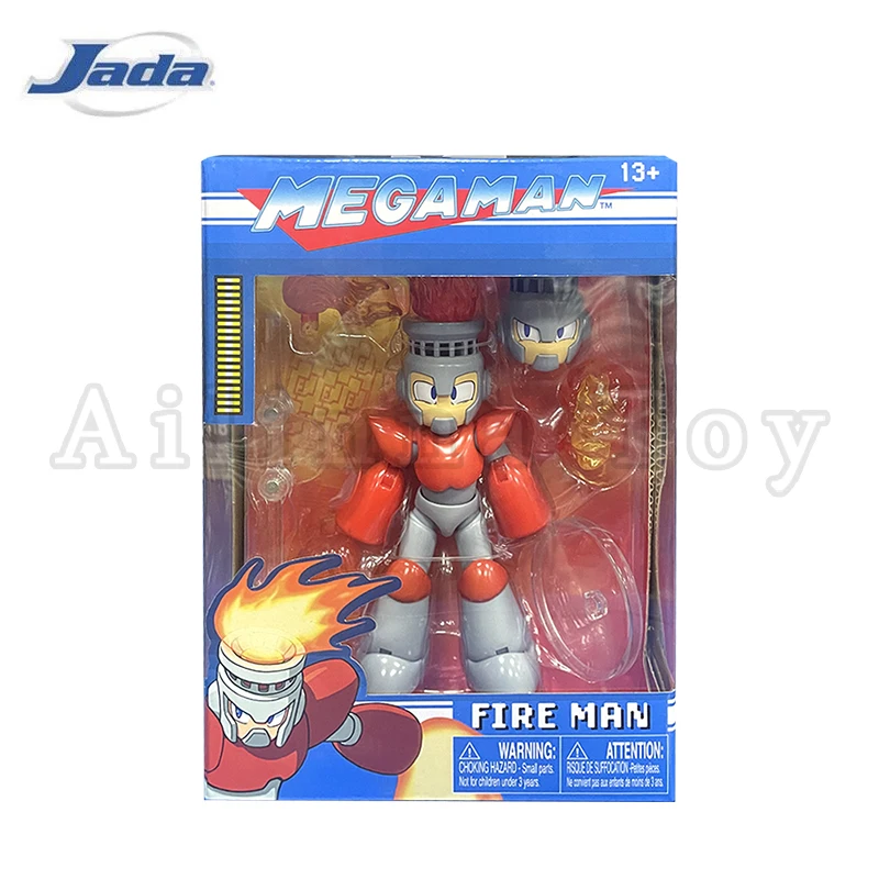 

Jada Toys 1/12 4inch Action Figure Mega Man Fire Man Anime Model