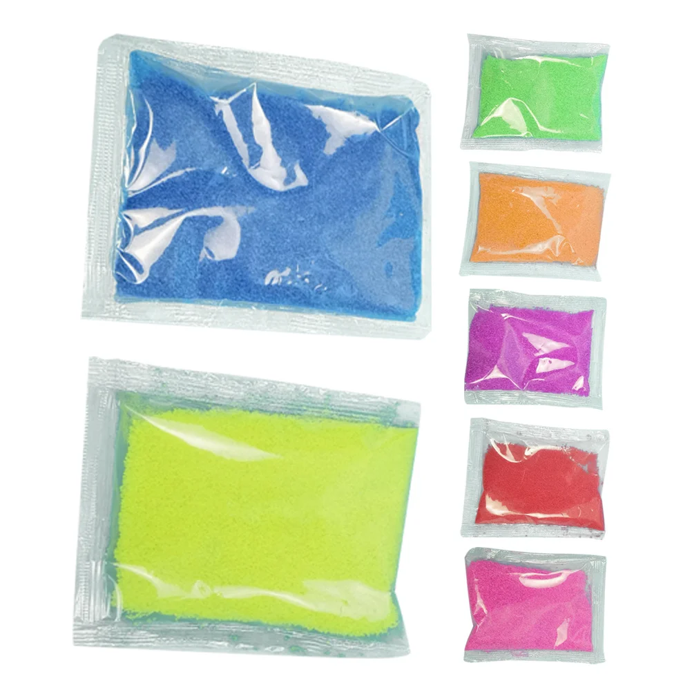 

7Packs Hydrophobic Sand Kids Learning Set Colorful Reusable Sands for Creativity Hand Eye Coordination Hydrophobic Sand