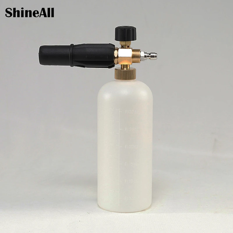 1L capacity high-pressure water gun foam pot, car washer 1/4 