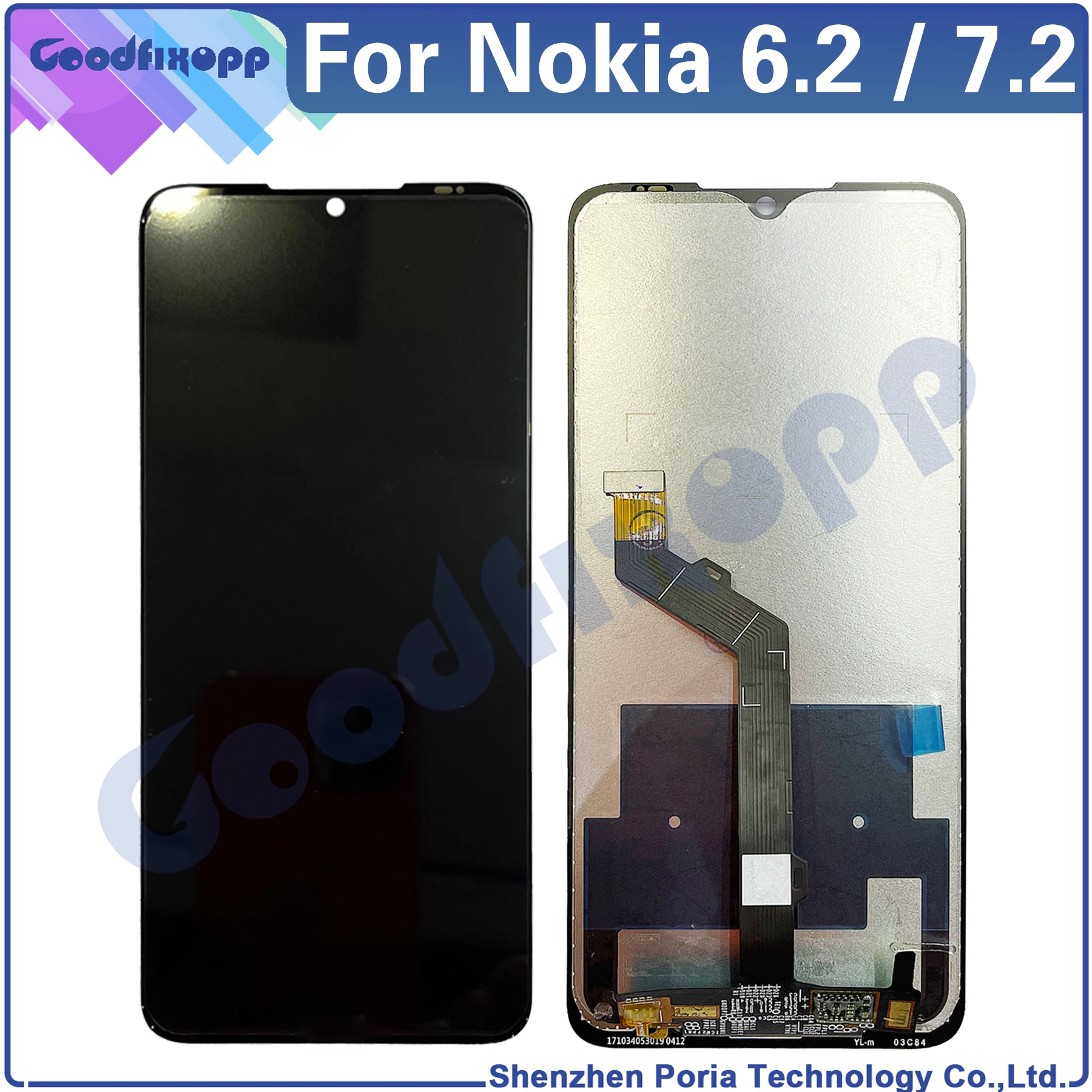 

ЖК-дисплей для Nokia 6,2 7,2 TA-1200 TA-1198 TA-1201 TA-1187 TA-1193 TA-1178 TA-1196 TA-1181, сенсорный экран с дигитайзером в сборе