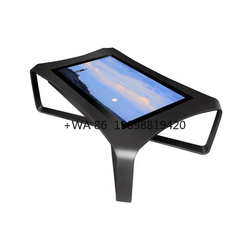 

55 Inch Tactile Wireless Charging Android Windows LCD Smart Interactive Multi Touch Screen Table Hotel Digital Signage