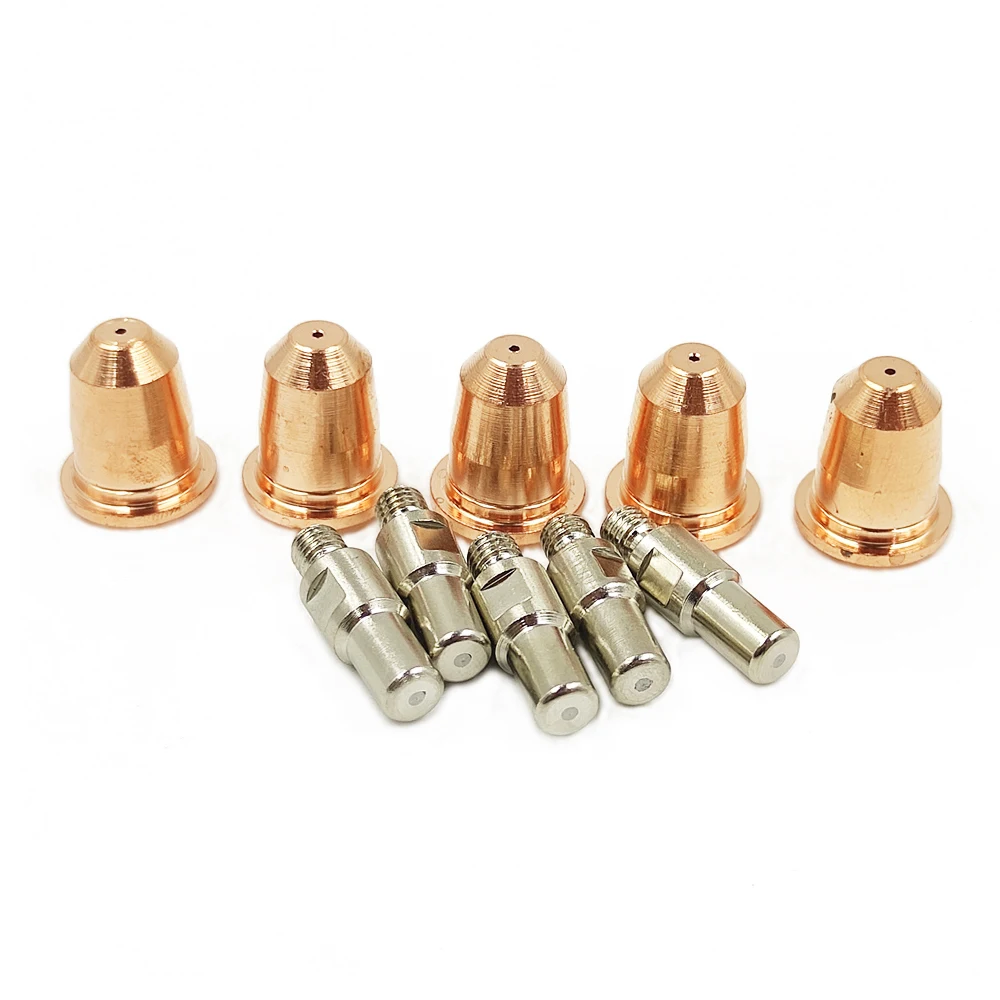 20Pcs S45 PT60 IPT-60 PT40 IPT-40 PR0110 Electrodes PD0116 0.8mm/1.0mm Nozzle Tips for Trafimet Plasma Torch Consumbles