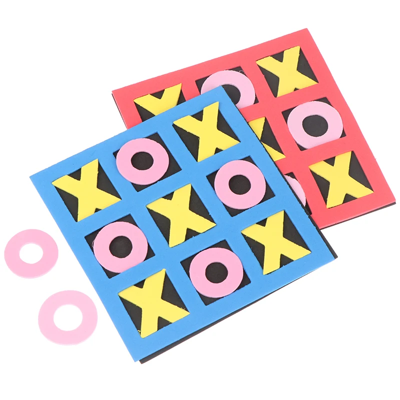 1PC Parent-Child Leisure Board Game Jiugongge XO Chessboard Funny Developing Intelligent Educational Tic Tac Toe Toy Kids Gift