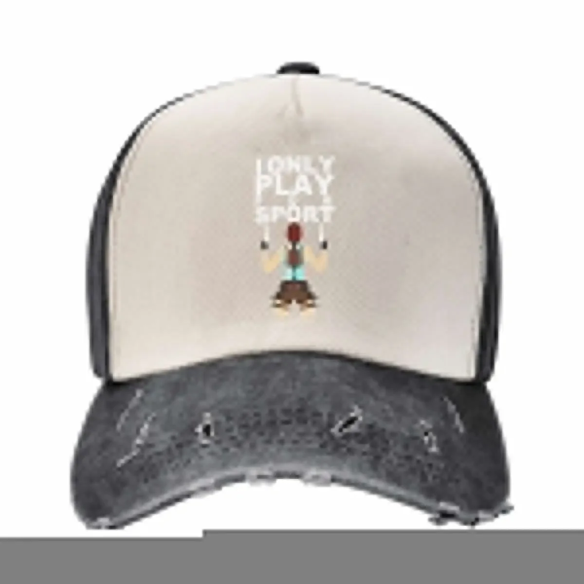 

Lara Croft - I Only Play For Sport Baseball Cap fun hats foam party Hat Bobble Hat Hood Women Men's