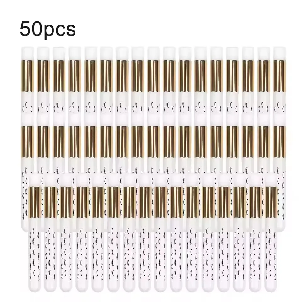 10-50pcs Eyelash Cleaning Brush Lash Shampoo Brush for Eyela
