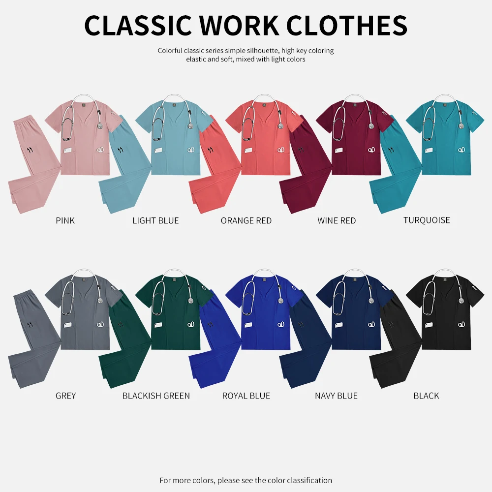 Hospital Operating Room Medical Uniform Wholesale Pet Clinic Working Set Medical Workwear Supplies Nurse Dentistry Surgery Suit