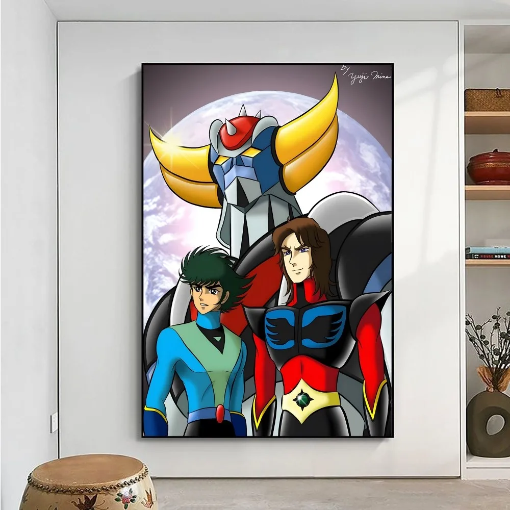 Cartoon Art Robot G-Goldorak M-Mecha Poster No incorniciato Poster Kraft Club Bar Paper Vintage Wall Painting Bedroom Study Stickers