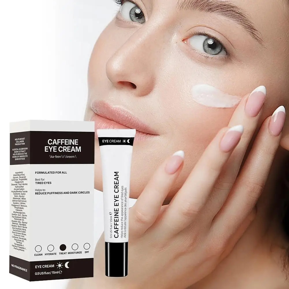 Koffein-Augencreme kann Augen- und Hautermüdung lindern, dunkle Augenringe und Schwellungen verbessern und ist für alle Hauttypen geeignet. – Detail 4