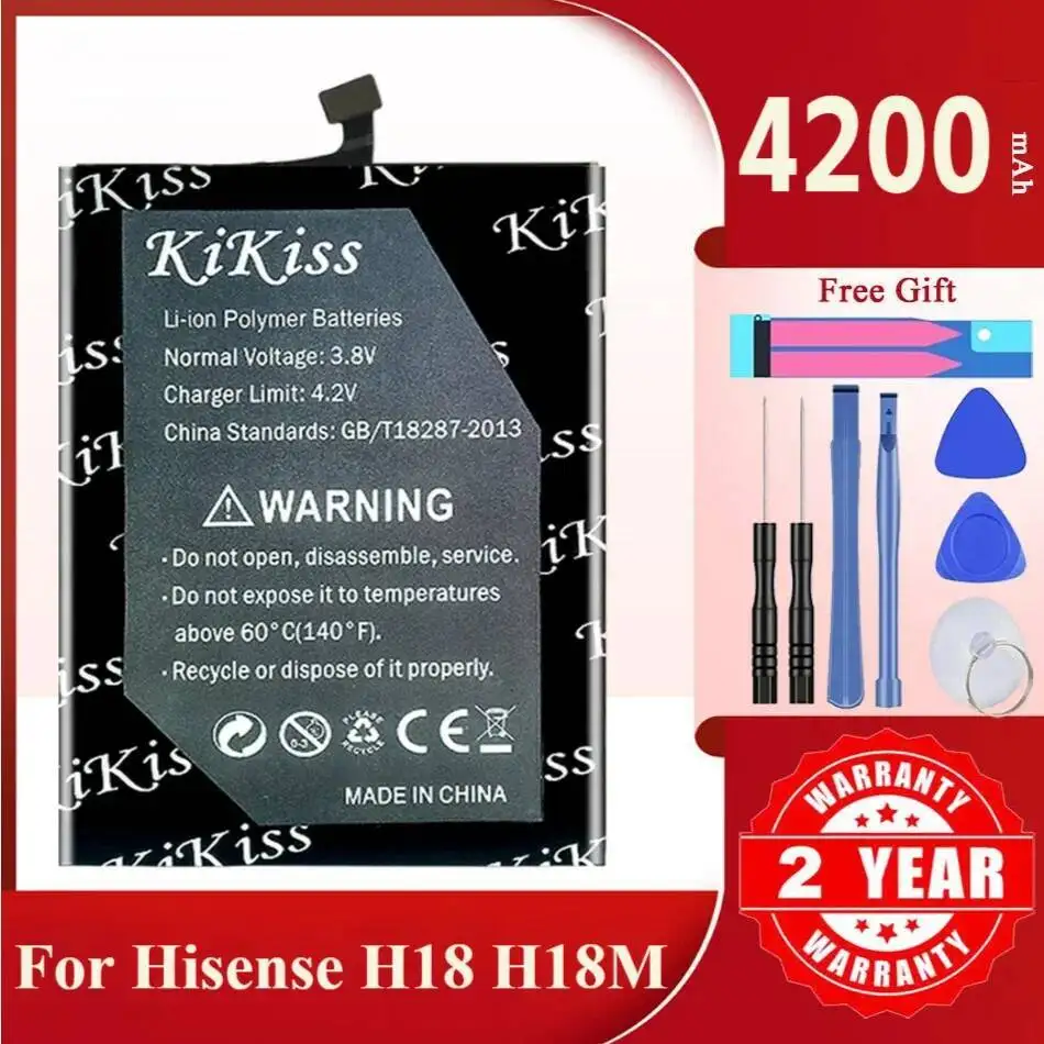 

Аккумулятор Kikiss H18 на 4200 мАч для Hisense H18M HLTE310T HLTE310M