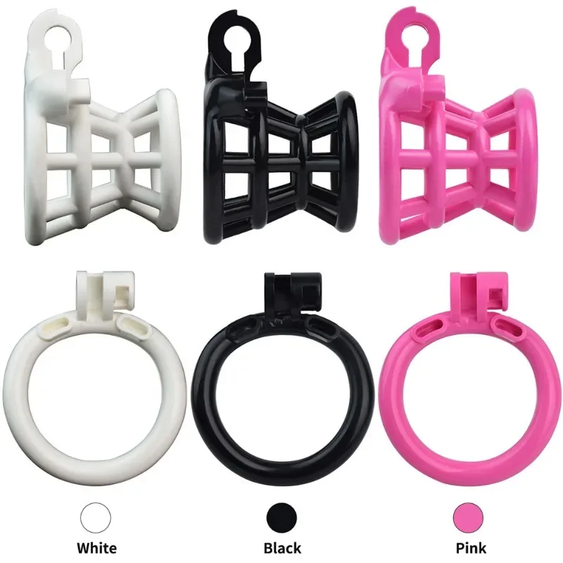 New Resin Negative Lock Penis Exercise Cage Smooth Lightweight Breathable Internal Girdle Restraint Chastity Lock Sex Shop 18+