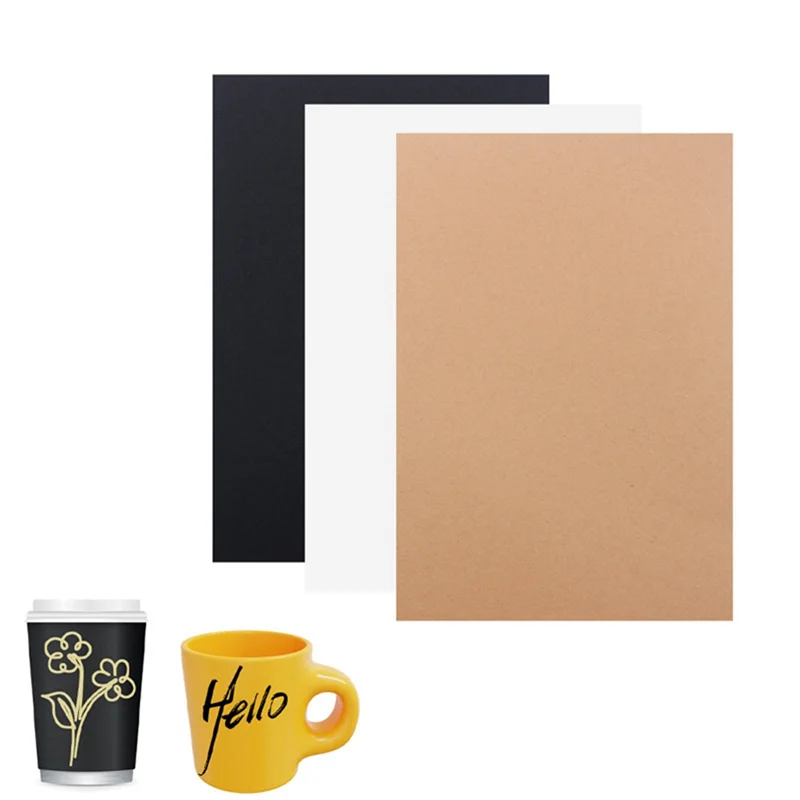 

CS-25 шт. гладкая поверхность бумага для карт формата А4 для Bambu Lab H2D для 3D-принтера лазерная гравировка крафт-бумага