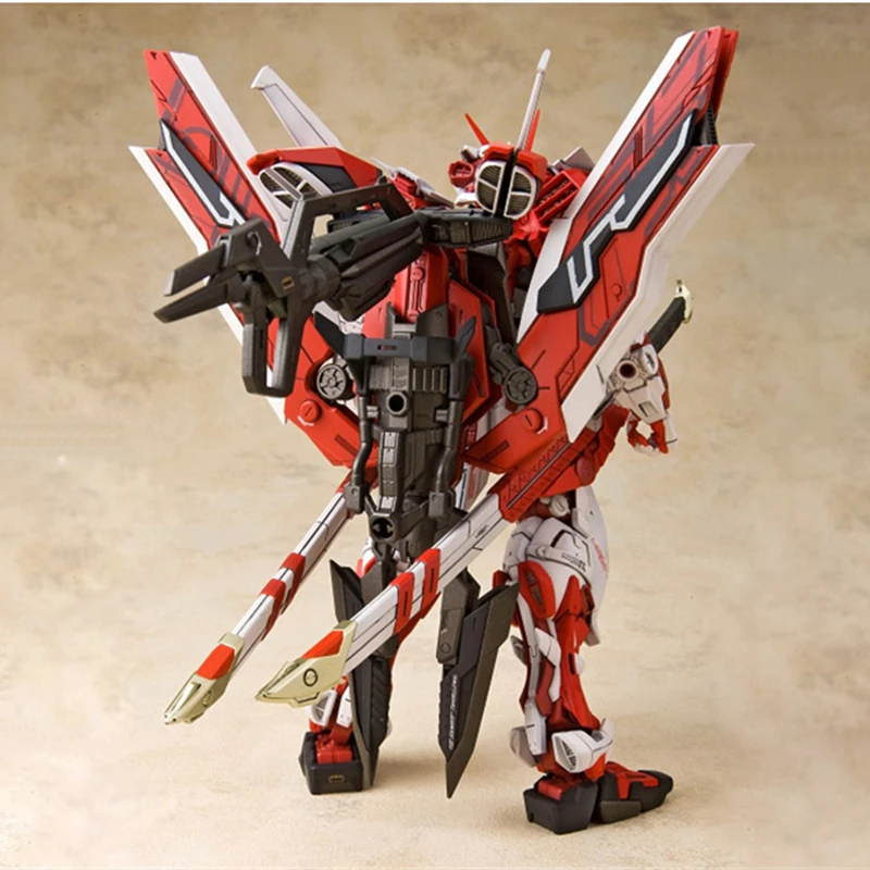 Bandai MG Gundam Astray Red Frame Kai model movable robot toy assembled mecha figure cool boy Christmas gift anime collection