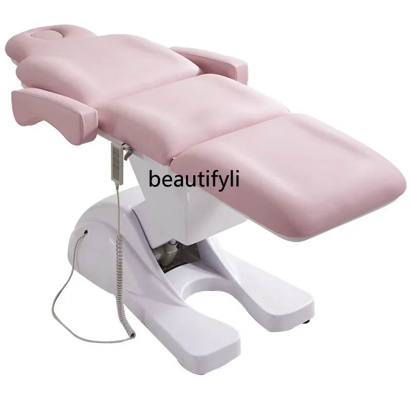 

Electric cosmetic, multifunctional lift bed folding tattoo bed dental outpatient examination bed