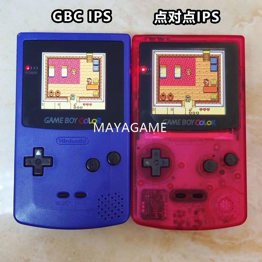 1set IPS Display LCD KIT 2.0 High Light Screen FOR GBC RETRO PIXEL Backlight Laminated Panel and Lens Adjustable for GBC