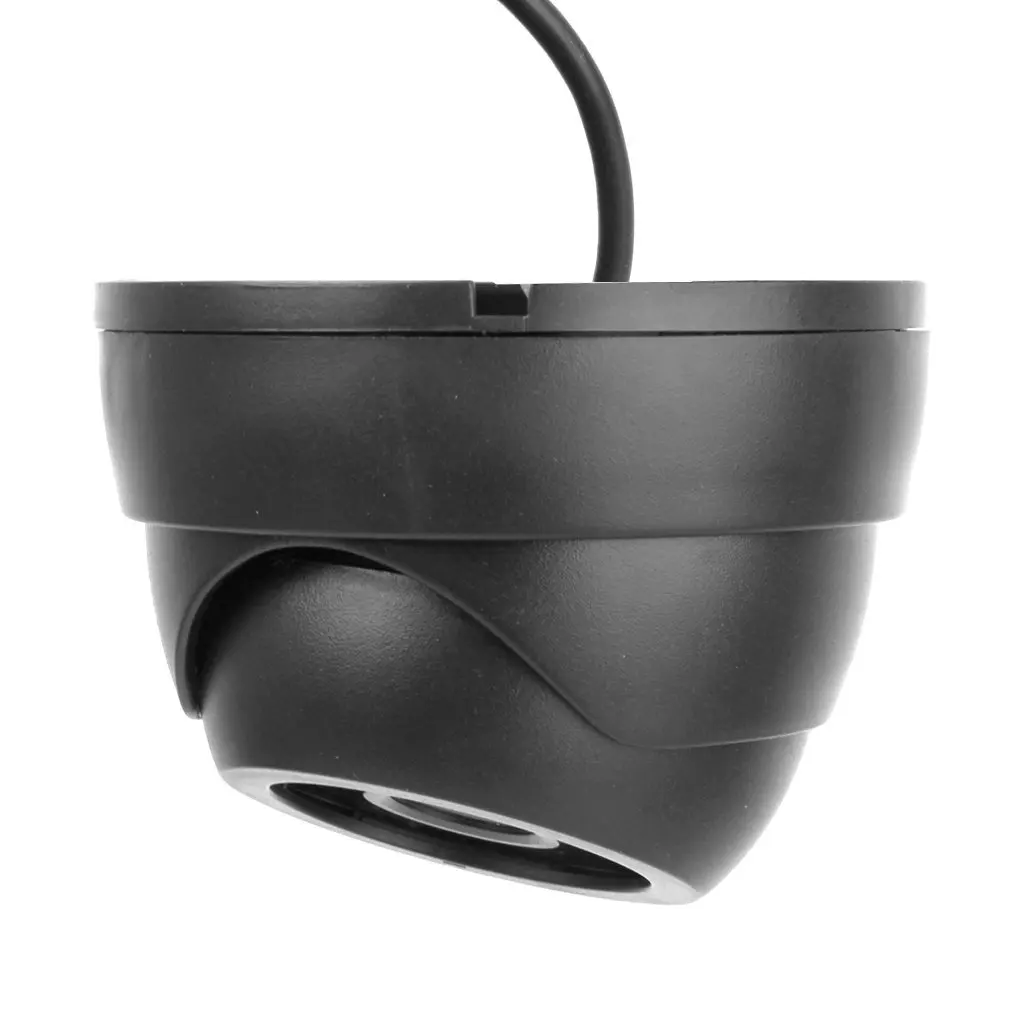 Black Surveillance Camera PAL 1/3" CMOS 700TVL 24 LED IR Cut 3.6mm Security Indoor Dome CCTV Camera