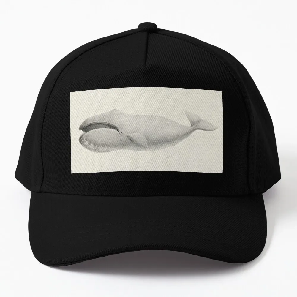 Whale - Bowhead Whale by Charles Melville Scammon. Baseball Cap Hood custom hats Women'S Beach Outlet 2023 Men'S