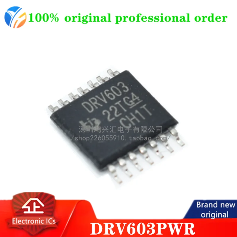 100% original DRV603PWR Audio Amp Speaker 1-CH Mono 14-Pin TSSOP T/R