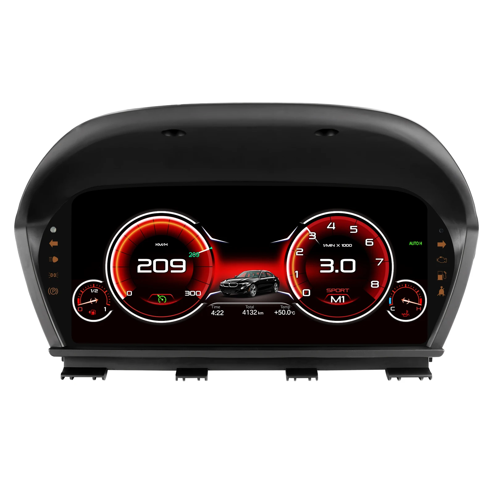 Hizpo 10 Zoll Digitales Auto-Armaturenbrett für BMW 1/2er Serie F20/F52/F22/F23/F44/F45 für BMW X1/X2 F48/F49/F39 LCD-Panel Tachometer Auto LCD-Armaturenbrett Instrumentencluster, Armaturenbrett,