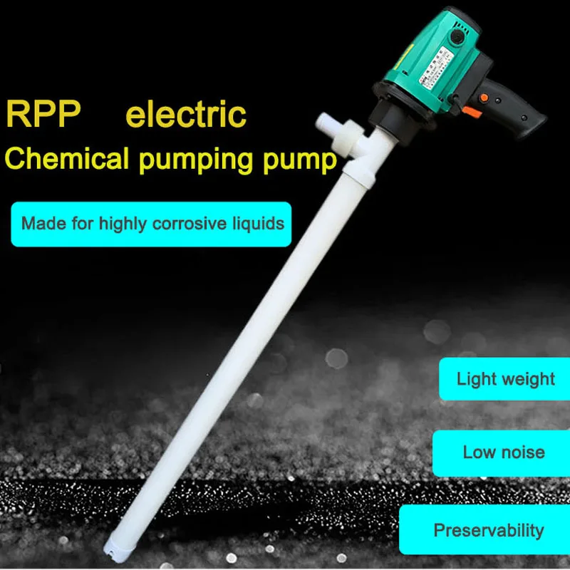 

Portable RPP Chemical Pumping Pump Multifunction Electric Oil Pumps Apply To Highly Corrosive Liquids Anti-Acid & Anti-Corrosion