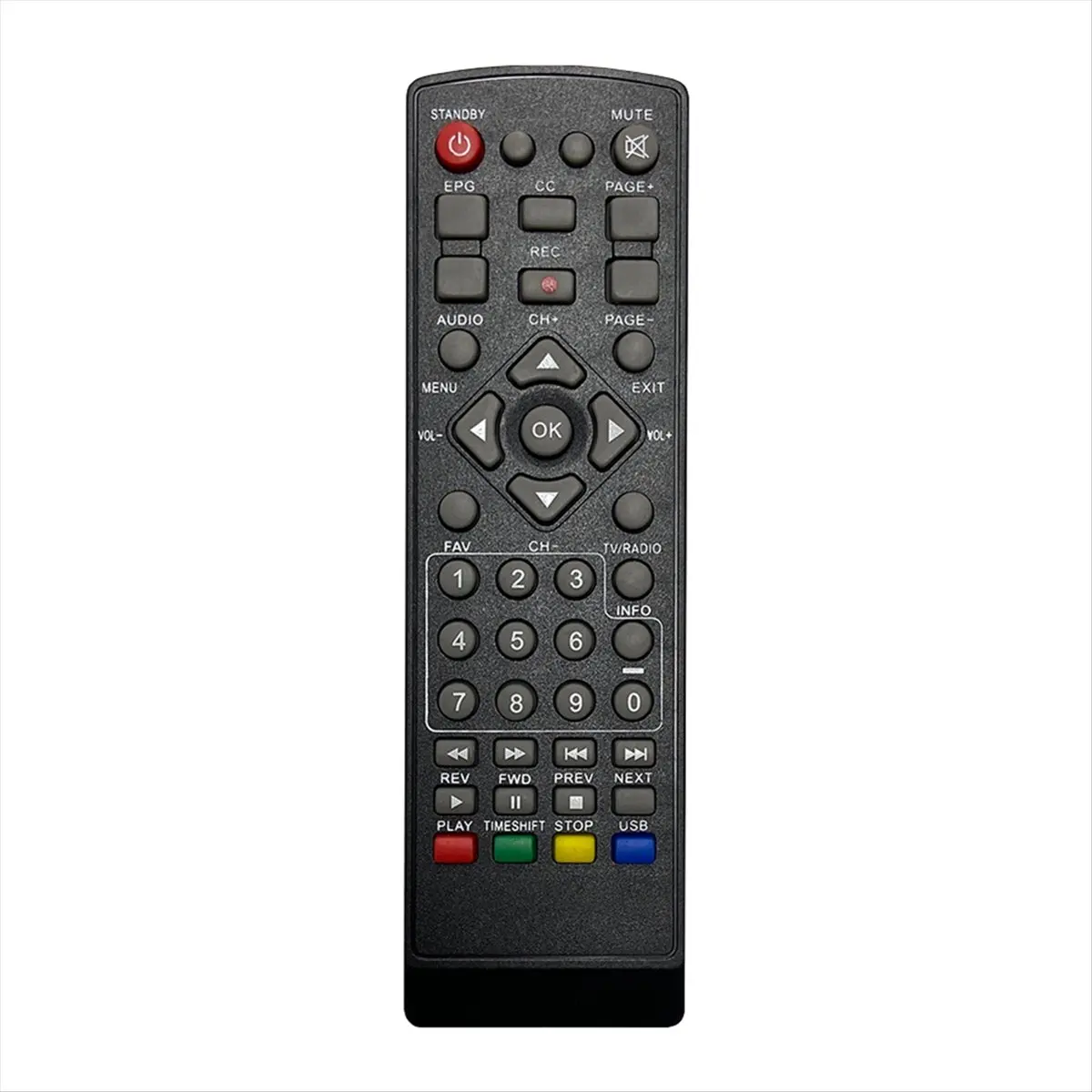 A10I DVB-T2 Full HD Digital Terrestrial TV Decoder with 265/HEVC Decoding EPG Set Top Box EU Plug