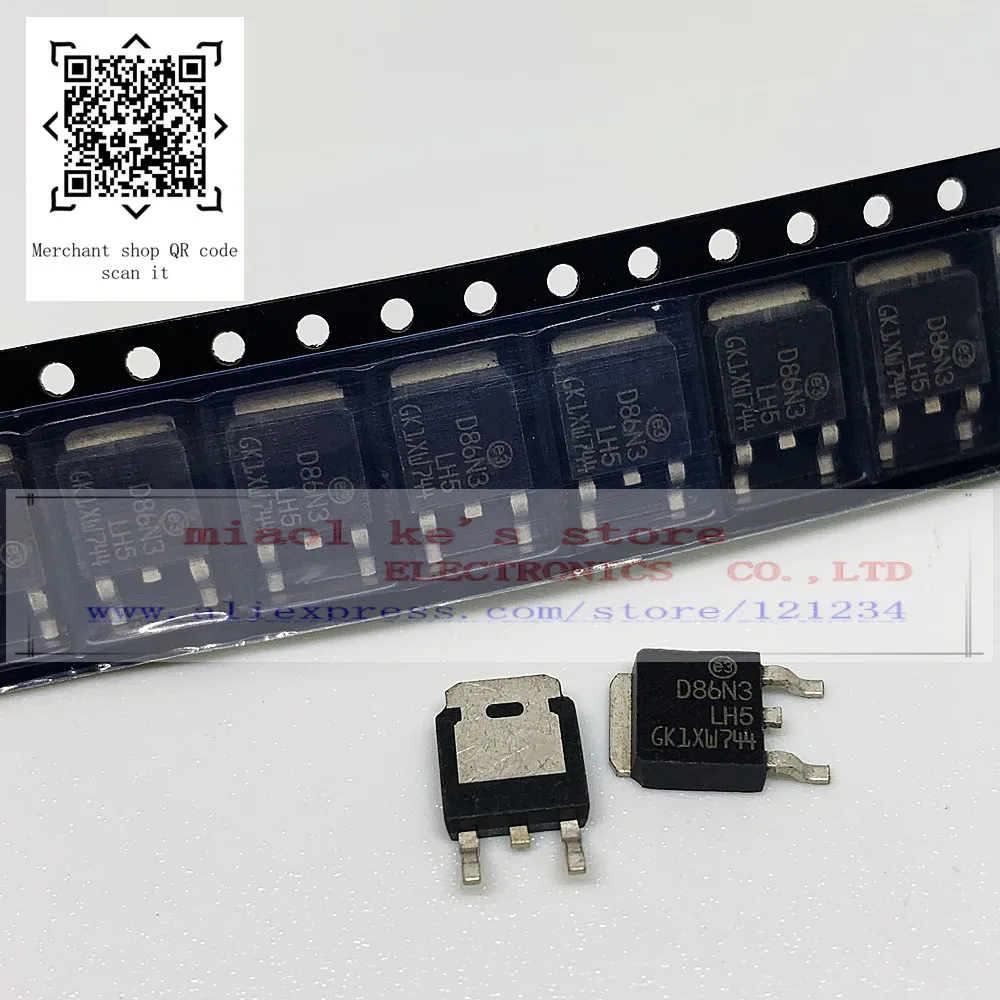 [10PCS]100%  new original STD86N3LH5 STD86N3L 86N3L N-CH 30 V 80A (Tc) 70W(Tc) MOSFET SDM TO-252