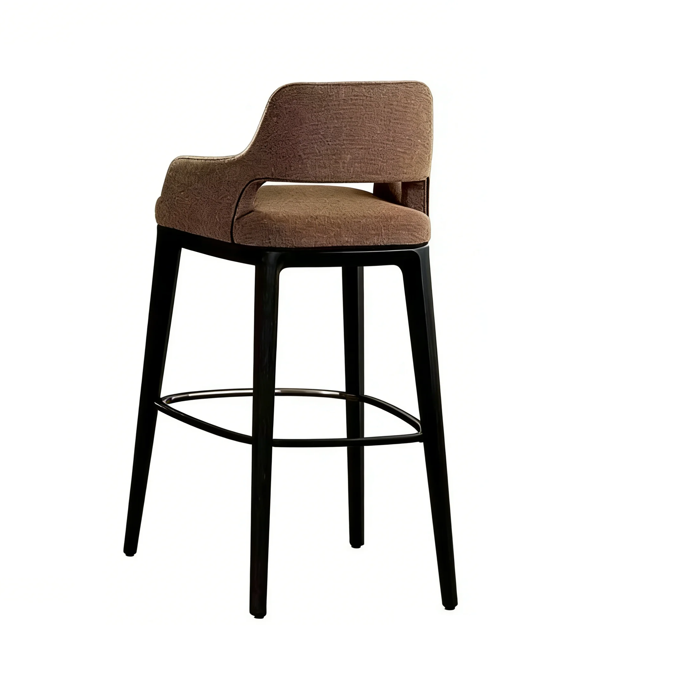

//Modern Design Solid Wood Bar Stools With New Style Fabric High Quality Restaurant Furniture For Hotel And Dining Room