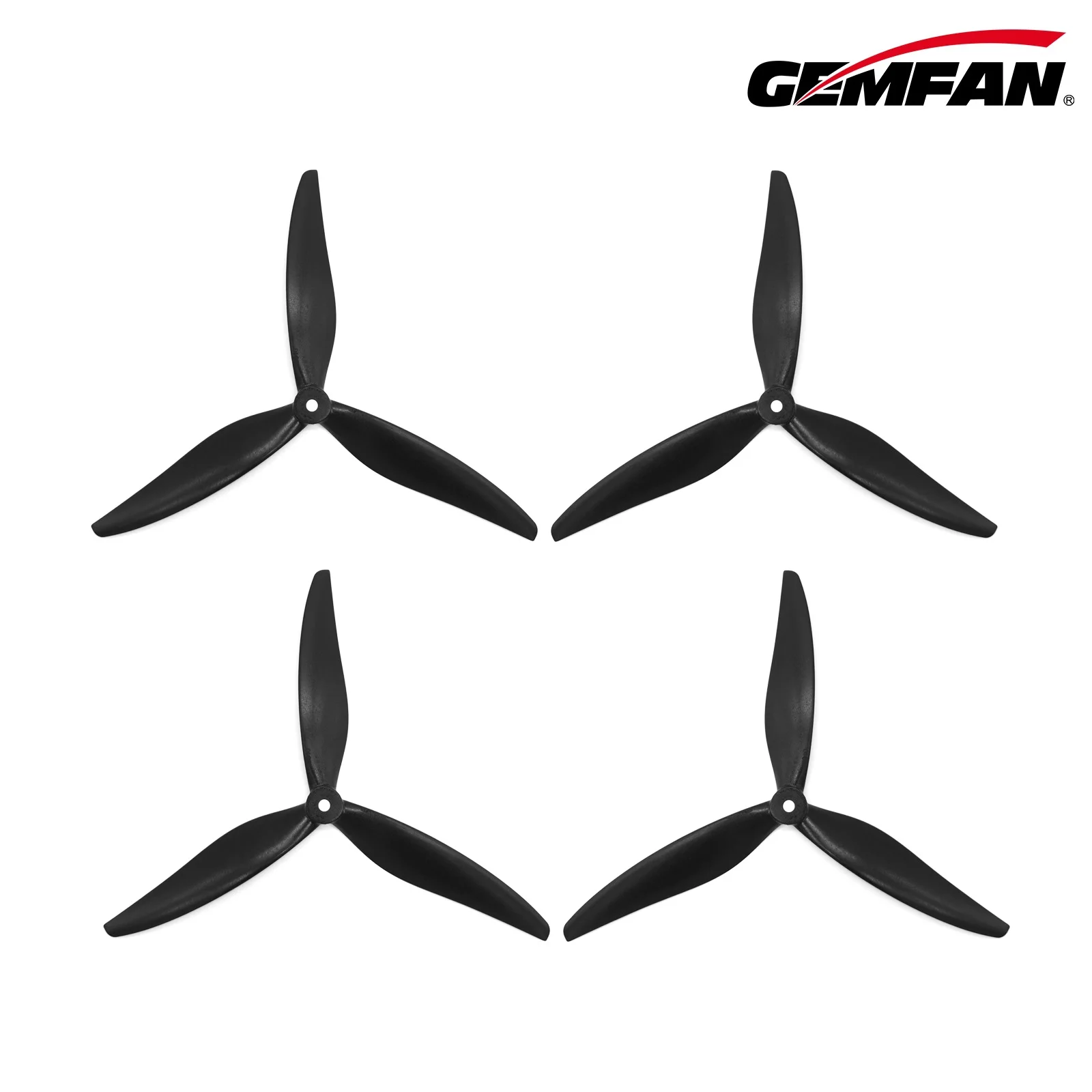 Gemfan 4 peças 8040 8X4X3 Hélice de Nylon de Fibra de Vidro de 3 Lâminas 8 polegadas CW CCW para Drones Macro Quad Cinelifter LR8 RC FPV X-Class