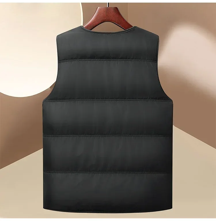 

Новый мужской осенне-зимний толстый бархатный жилет, жилет без рукавов, удобная и качественная теплая повседневная куртка, мужская куртка