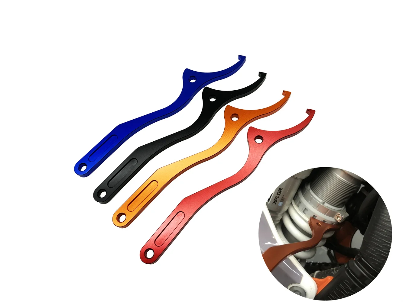 Motorcycle Rear Damping Shock Absorber Spanner Wrench Tool For KTM EXC EXC-F SX SX-F XC XC-F XC-W XCW-F Husqvarna FC FE TC TE