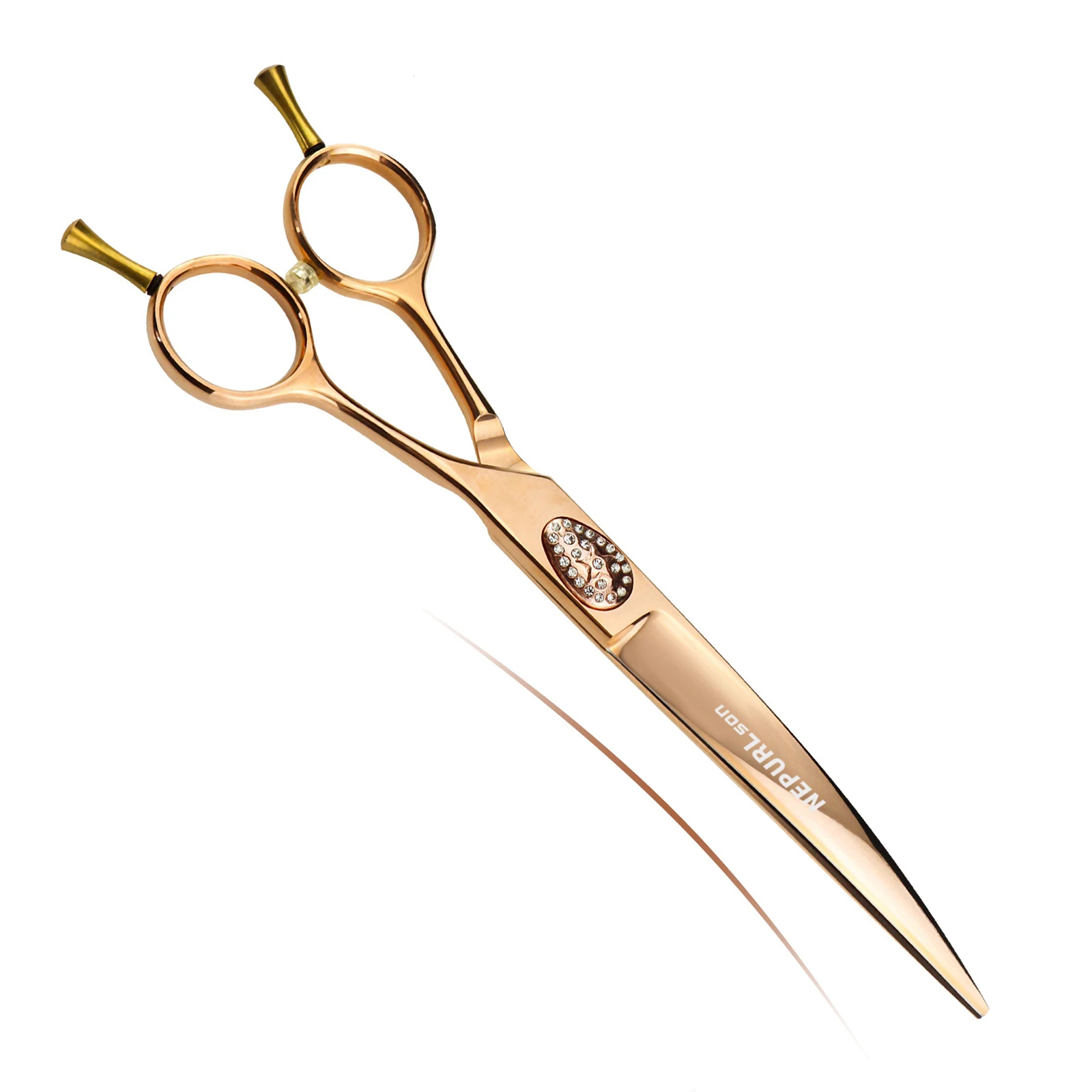 dog-grooming-scissors-japan-440c-75-rose-gold-professional-pet-scissors-dog-curved-scissors-for-groomer-bend-down-shears