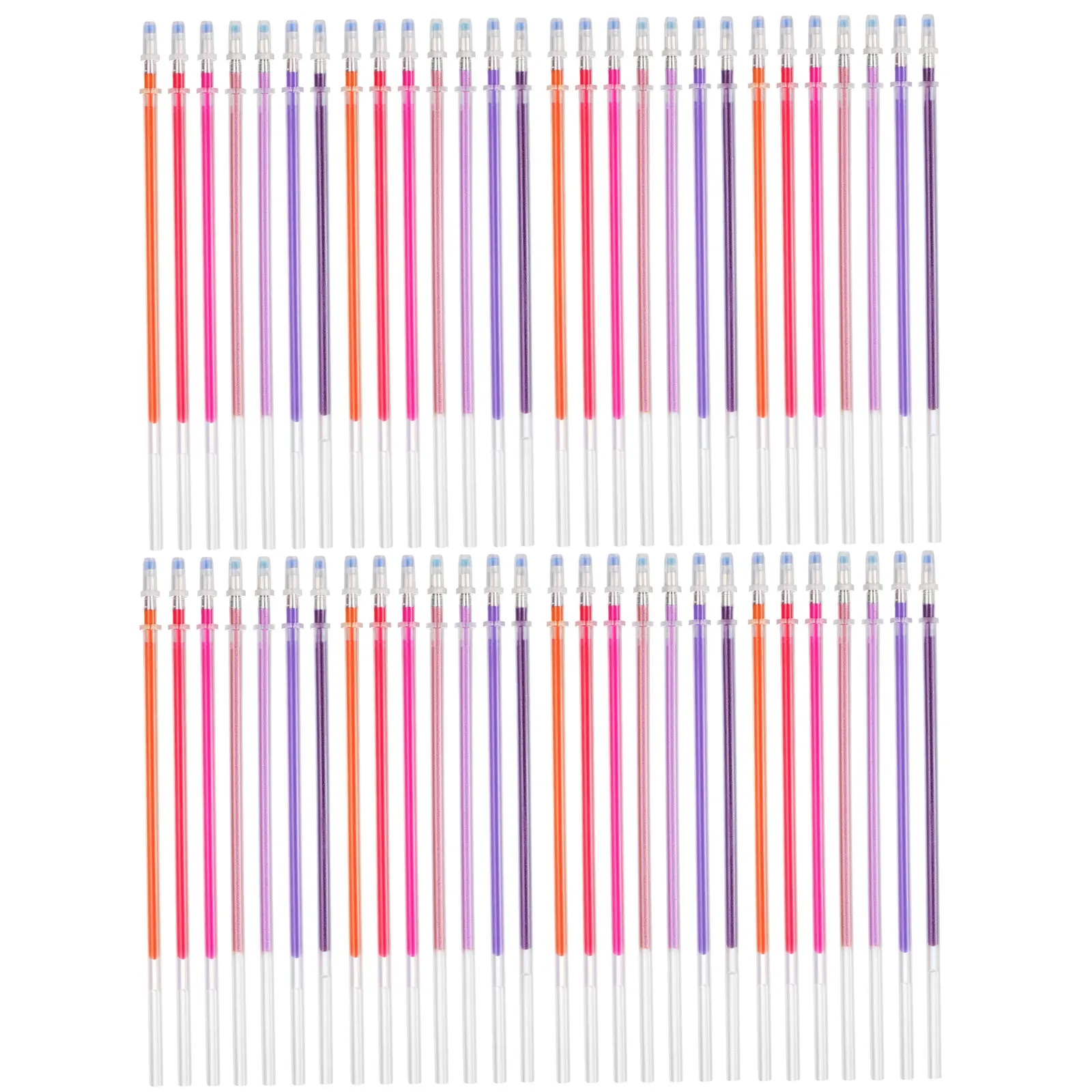 

100Pcs Assorted Color Gel Pen Refills 0.8mm Premium Ink Refills for Gel Pens Clean No Leakage Great for Arts Crafts