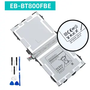 Bilashmart BackShell Replacement Tablet Battery EB BT800FBE 7900mAh Samsung Galaxy Tab S 10.5 SM T800 T801 T805 + Free Tools