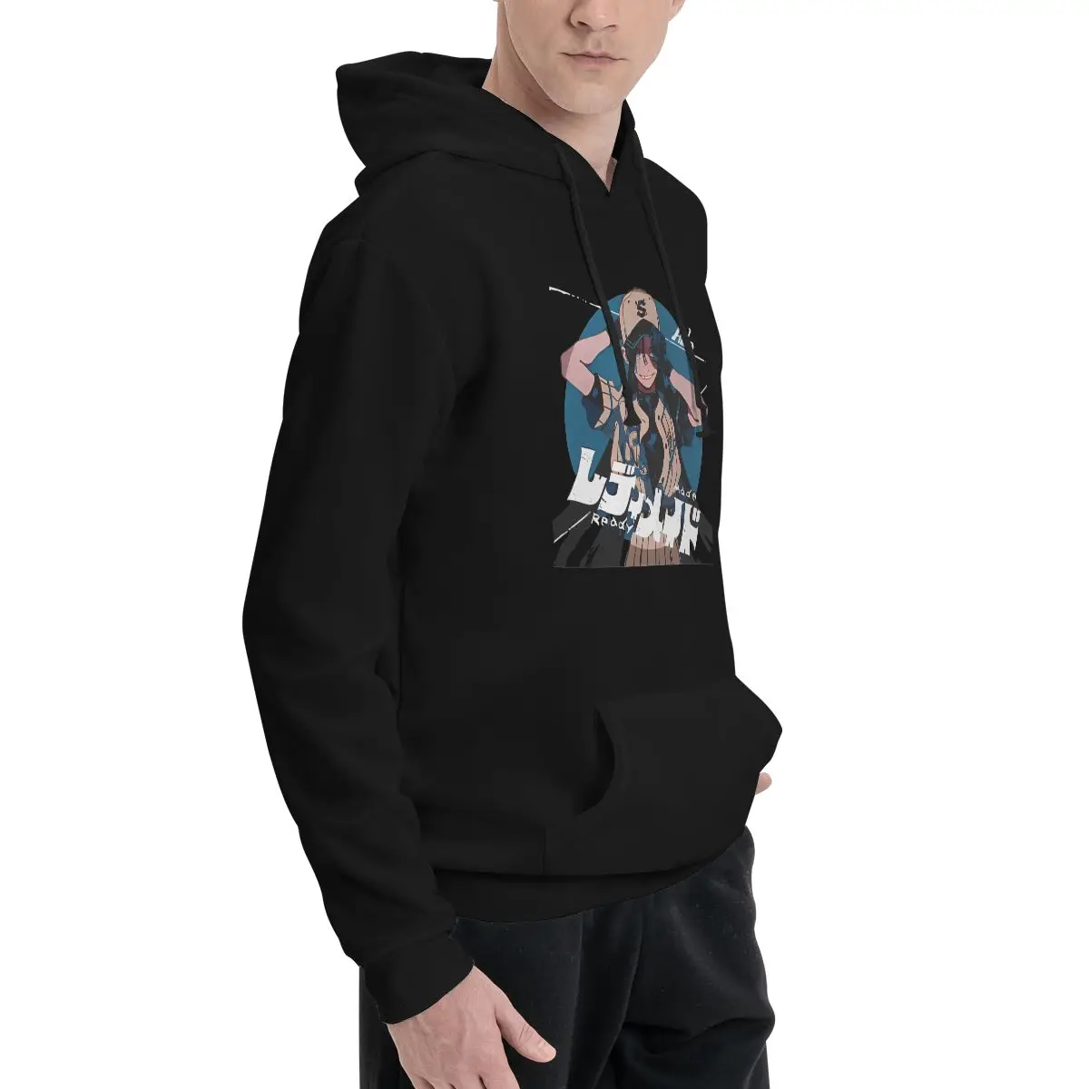 Ado Readymade Hoodies Men's High Quality Goth Jrock Anime Sweatshirt Winter Oversized Pullovers