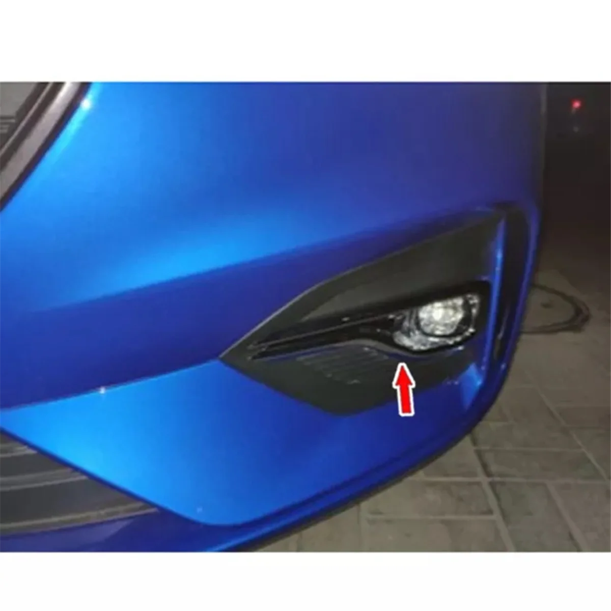 Carbon Fiber Pattern Fog Light Cover, Fog Lamp, Sobrancelha Trim Tiras para Ford Focus MK4 2019 +,Car Styling