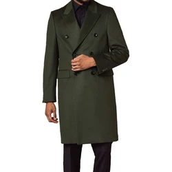 Luxury 100% Wool Long Coat For Men Overcoat Men Luxury Designer Custom Made Mens Overcoat Men Winter Jacket Tailored Man Jackets