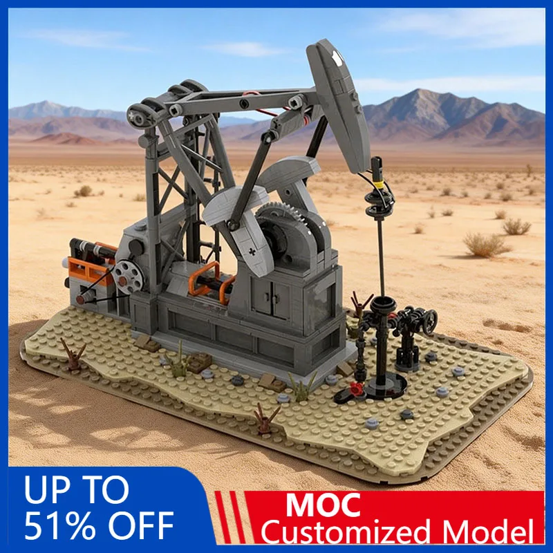 

Новый набор строительных блоков серии «Городская инженерия»: 483 детали, функциональная модель нефтяной вышки с насосом, игрушки-конструкторы для самостоятельной сборки, подарки для детей