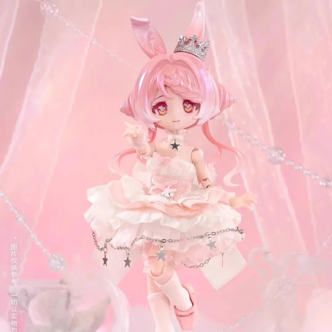 حقيقية بوني الطقس ستار سلسلة Bjd صندوق أعمى نيني ثلاثة جيل 12 نقطة يمكن تتحرك اليد لطيف فتاة هدية الحلي #4