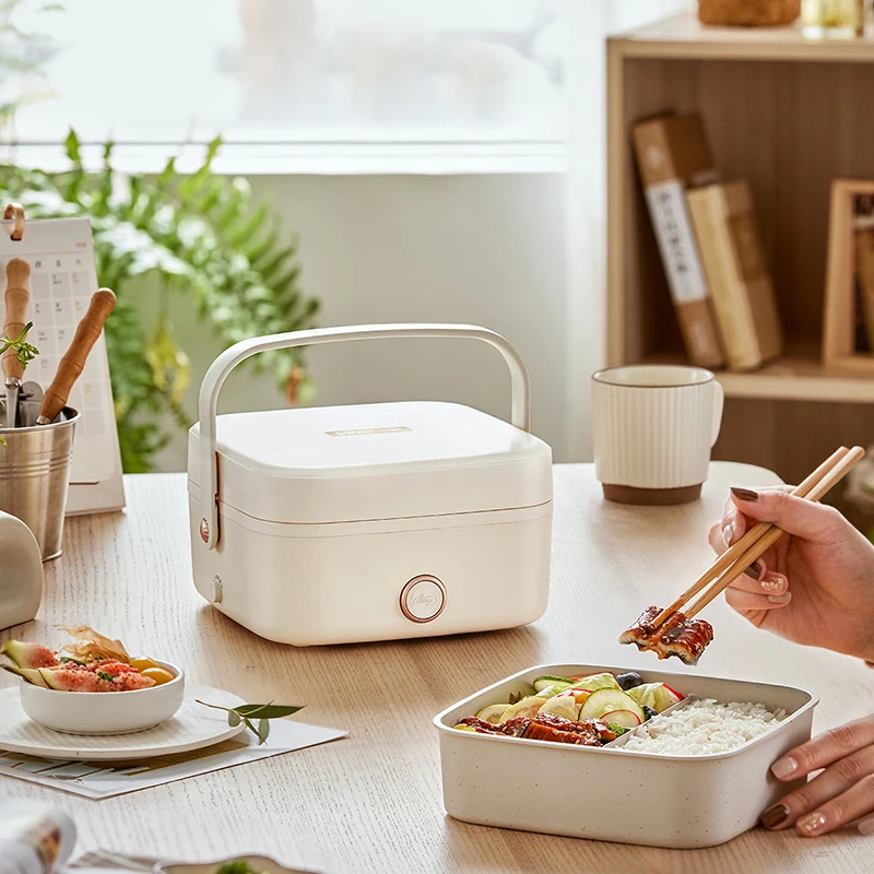 

1000ML Electric Lunch Box Portable Rice Cooker Heating Bento Box Food Steamer Cooking Container Meal Lunch Box Food Warmer 220V