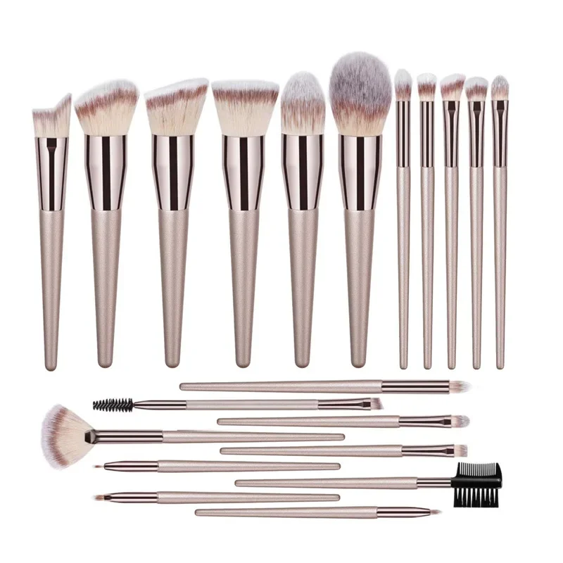 soft makeup brushes set for cosmetic foundation powder blush eyeshadow kabuki blending make up brush beauty tool