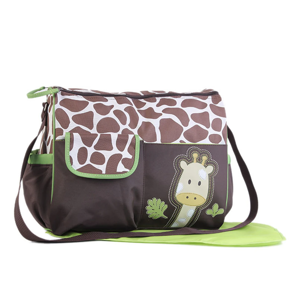 Fashion cartoon giraffe mommy bag large capacity multifunctional oblique span one shoulder mother-and-baby bag diaper bag