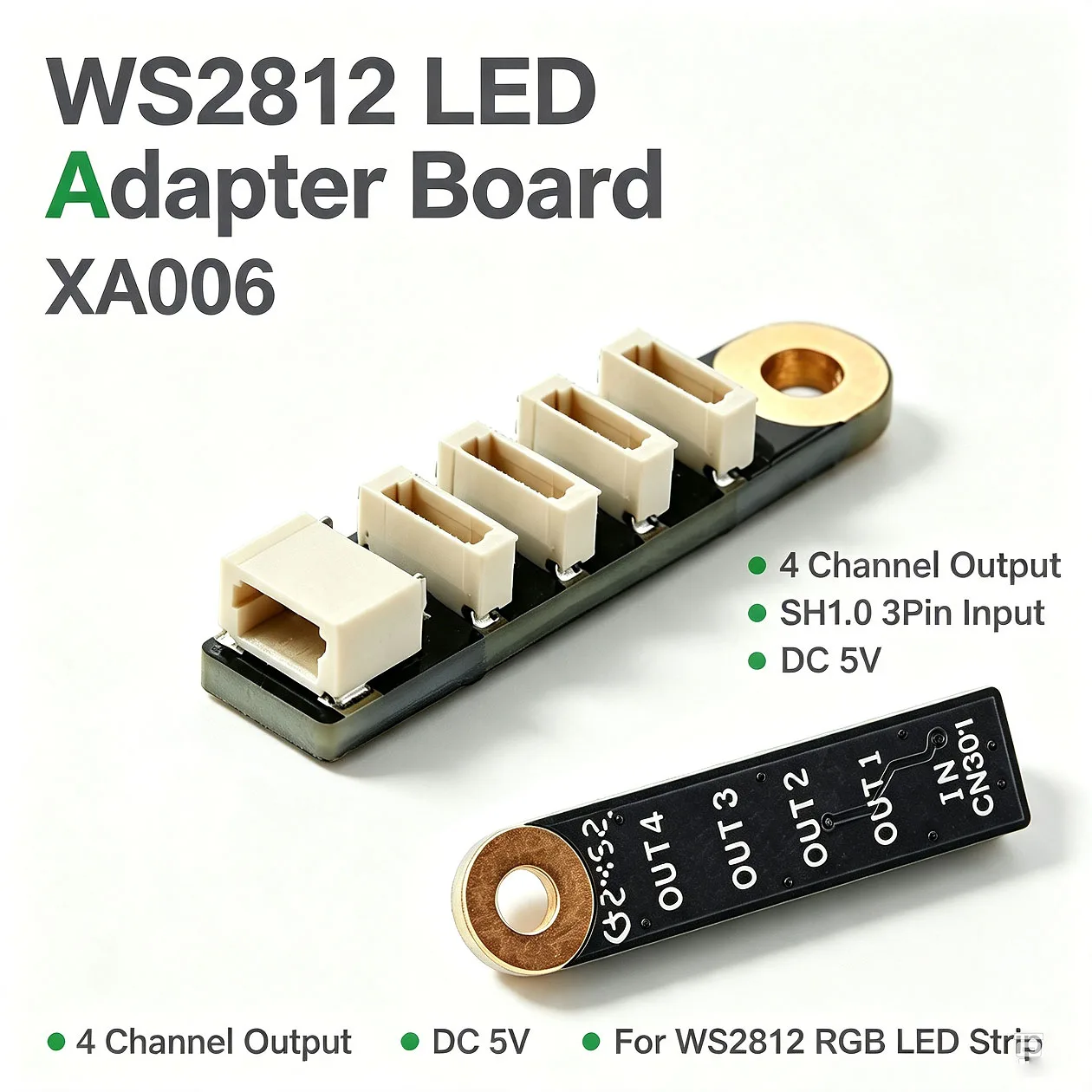 BambuLab LED Hub for 3D Printed Models WS2812 with 3Pin SH1.0 Connector Standard Part XA006