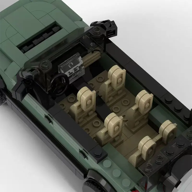 Spot MOC-455pcs Auto Kleine Deeltjes Assemblage Bouwstenen Puzzel Speelgoed Model Cadeauset Ornament