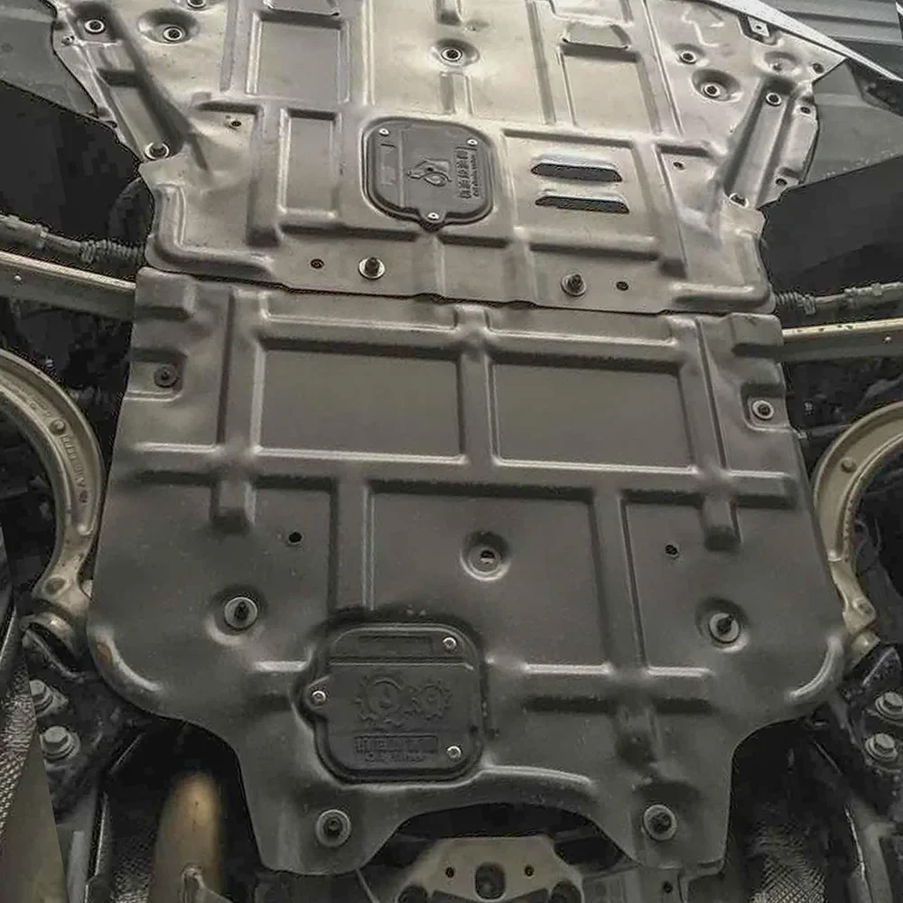 Placa de proteção do motor respingo escudo lama fender placa capa preto carro mudflap mudapron paralama para audi a4l 2017 - 2024 2.0t